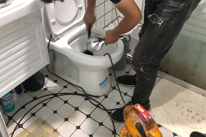 细河疏通下水道